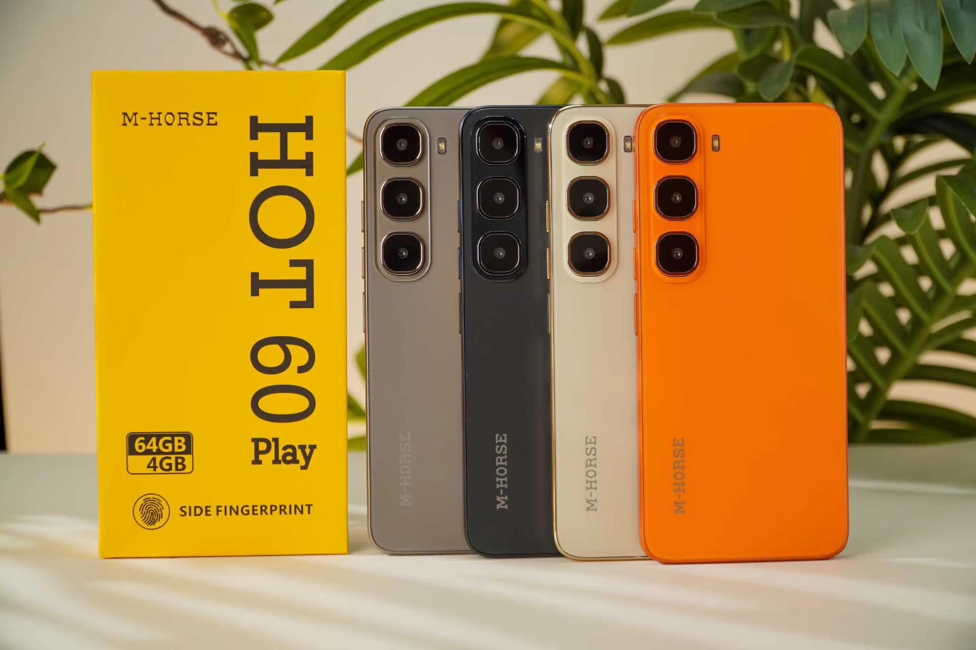 [NEW ARRIVAL!!!!] M-HORSE Hot 60 Play 6.6" HD Incell Display 64GB+4GB RAM 8MP+ 5MP, Quad Core Processor Android 14 4G Type-C 5000mAh, SIDE FINGERPRINT Android 14 phone smartphone