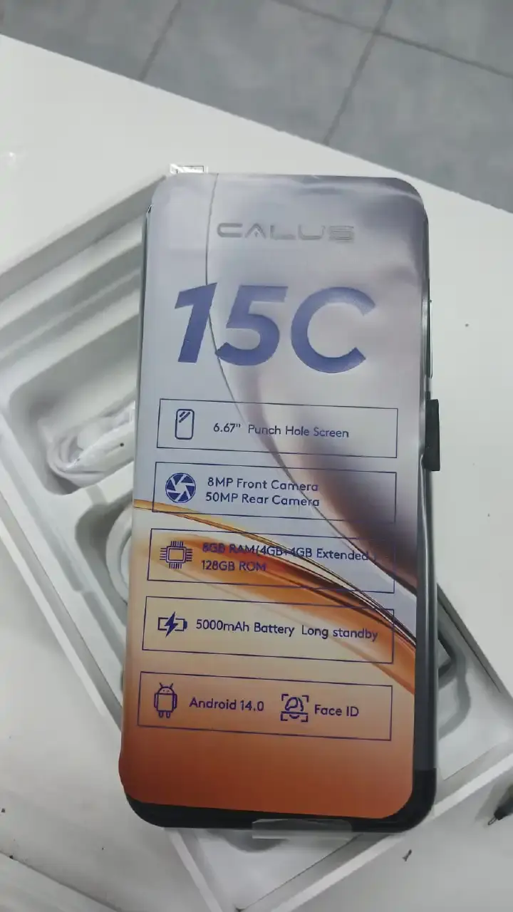[NEW ARRIVALS!! ]CALUS 15C,8GB RAM + 128 GB ROM, 8MP+50MP AI CAMERA, 6.67 120 Hz AMOLED DISPLAY, Snapdragon processor, android 14. 5G WIFI android 14 SMART PHONE