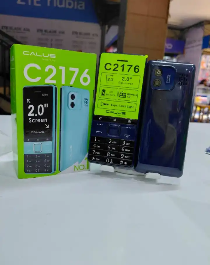 [NEW ARRIVALS!!!]CALUS C2176 DUAL SIM🔹 Buttton phone 🔹2.0 Inch Screen Display🔹 Sportlight Torch 🔹Wireless FM🔹 USB Ports and Long-Lasting Battery 5c Battery FEATURED PHONE