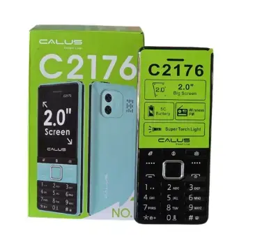 [NEW ARRIVALS!!!]CALUS C2176 DUAL SIM🔹 Buttton phone 🔹2.0 Inch Screen Display🔹 Sportlight Torch 🔹Wireless FM🔹 USB Ports and Long-Lasting Battery 5c Battery FEATURED PHONE