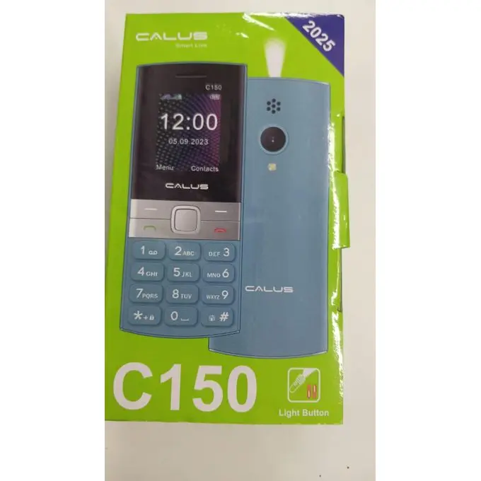 [NEW ARRIVALS!!!!]CALUS C150 phone 2.0" screen 1050mAh 5C Battery wireless FM Torch facebook light dual sim bright torch CALUS smart live featured phone