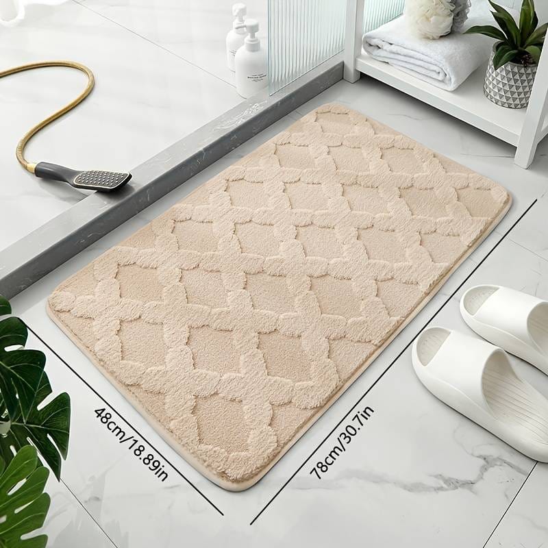 Floor Mat, Bathroom Entrance Door Mat, Anti-slip Floor Mat, Soft Foot Mat, Absorbent bathroom mat, Carpets For Living Room Rugs Kitchen Mat Home Decor                                                 .