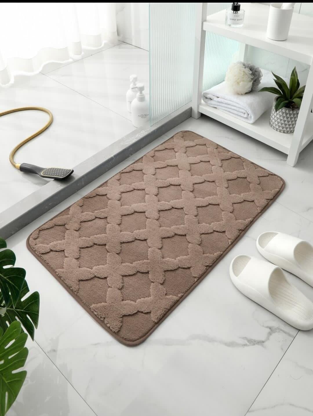 Floor Mat, Bathroom Entrance Door Mat, Anti-slip Floor Mat, Soft Foot Mat, Absorbent bathroom mat, Carpets For Living Room Rugs Kitchen Mat Home Decor                                                 .