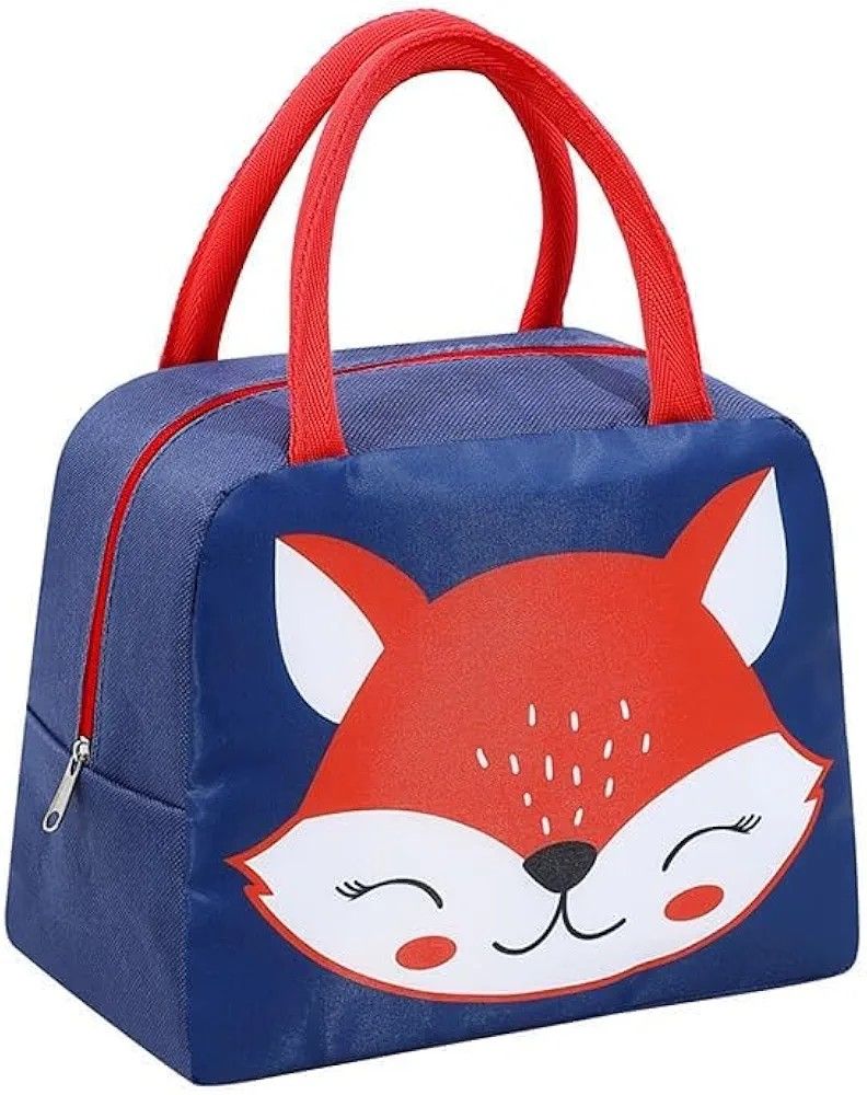 Cute Cartoon Animal Pattern Lunch bag, Waterproof Large capacity kids lunch bag, Lunch Box Bag for Women, School lunch bag, portable lunch bag                                                         .