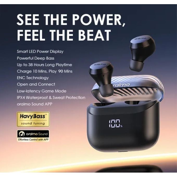 Oraimo AirBuds 4 ENC True Wireless Earbuds