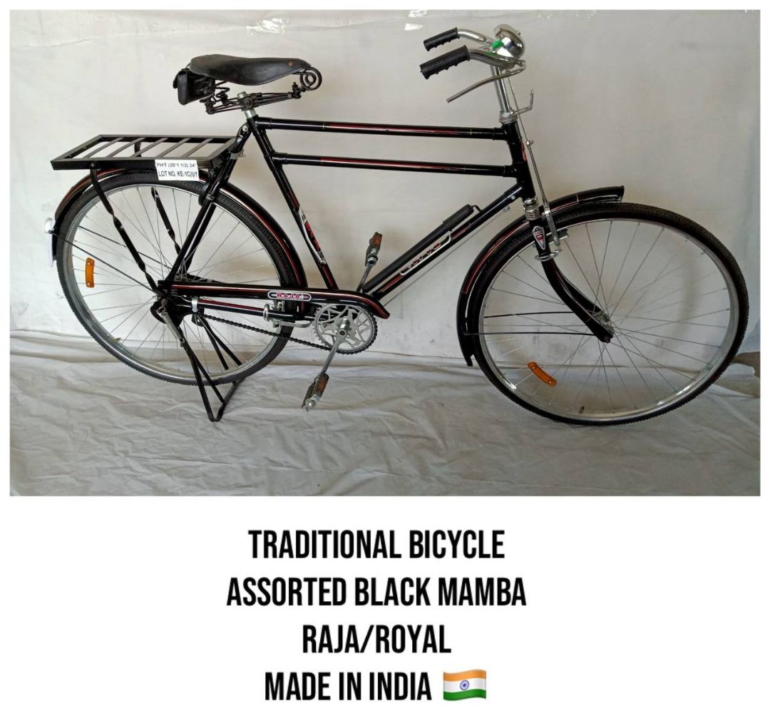 Traditional Old Fashioned Bicycle assorted Black Mamba Raja/royal two adults riding bicycle