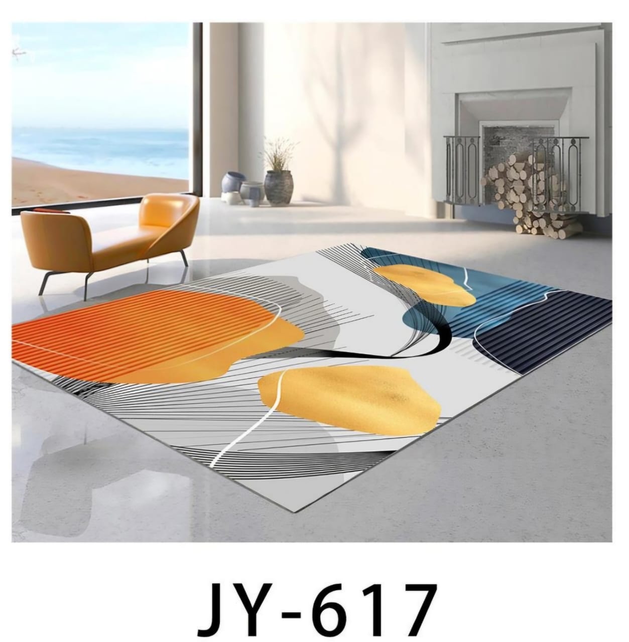 7ftx8ft Warm Sweepable 3D Carpet