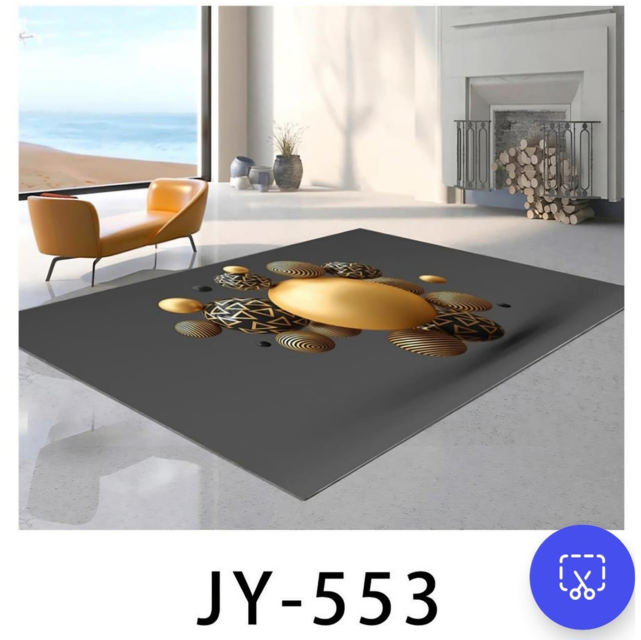 7ftx8ft Warm Sweepable 3D Carpet