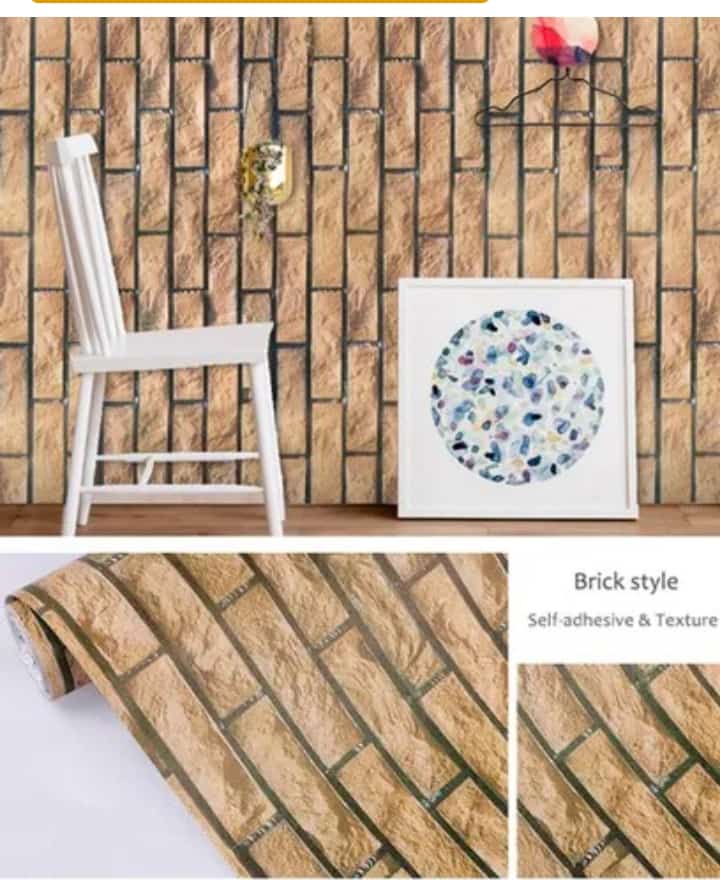 Self adhesive home Deco wall paper with the size of width 0.45x10m