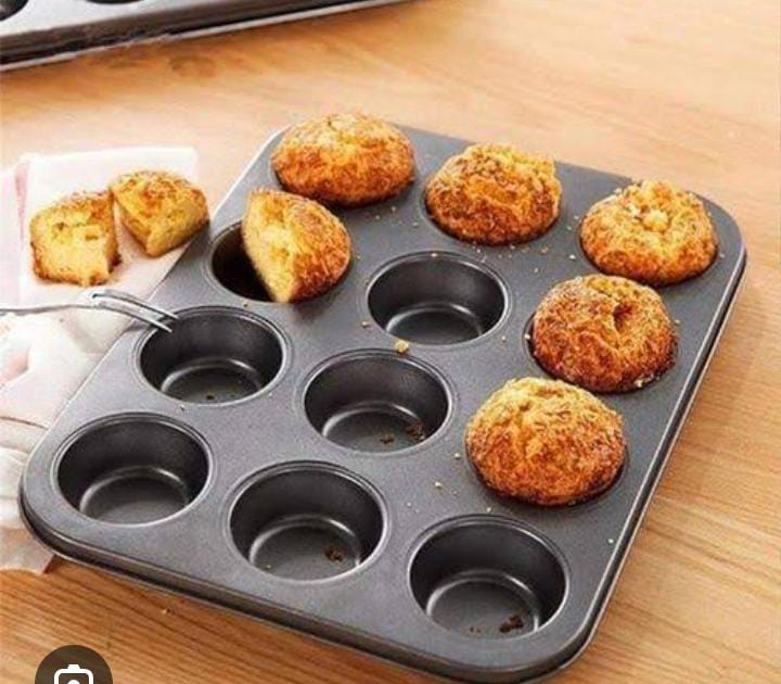 12 holes high quality kitchen cupcake baking tin