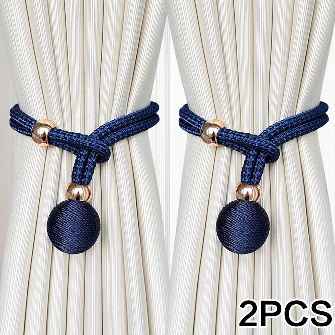 These elegant curtain tiebacks are a simple and stylish way to hold curtains neatly in place while adding a decorative touch to your space.