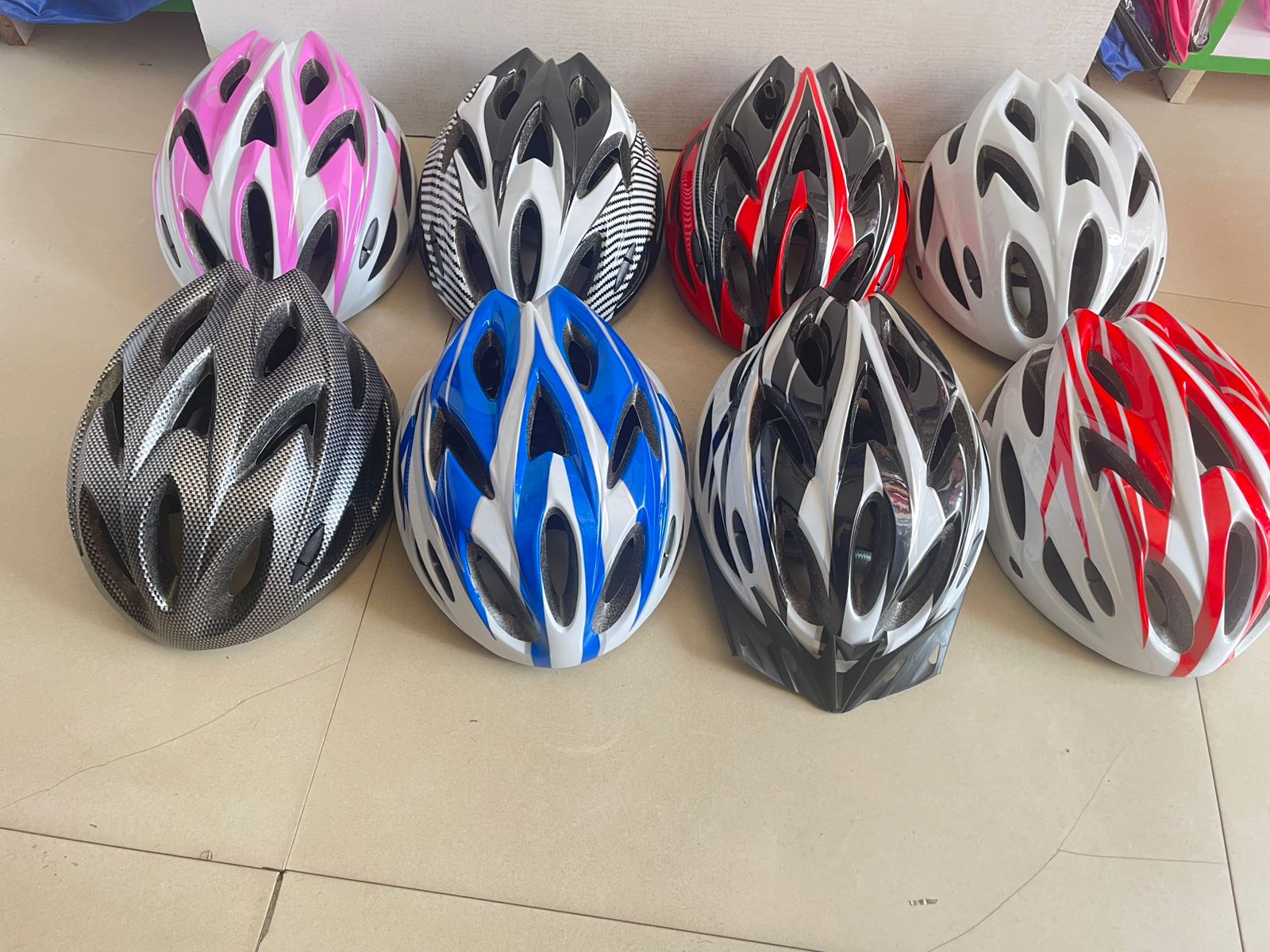 Portable Adult and Teenagers hard Helmets....for protecting head from injury while riding bicycle