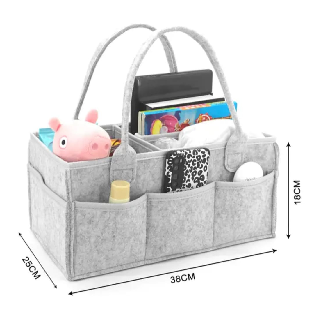Classy Diapers caddy Nursery organizer....soft and sturdy..