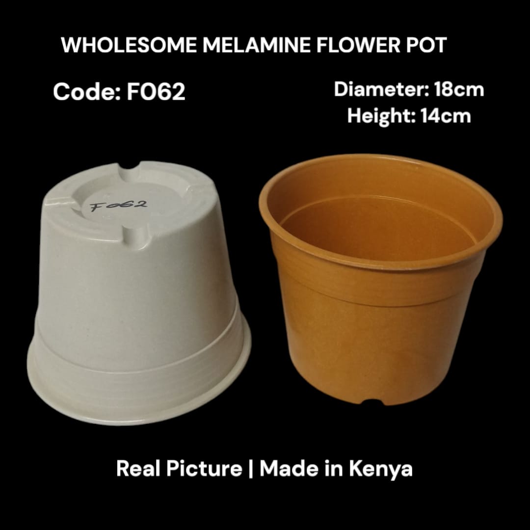 2pcs Wholesome Melamine home/garden Flower Pot/planter Straight.
