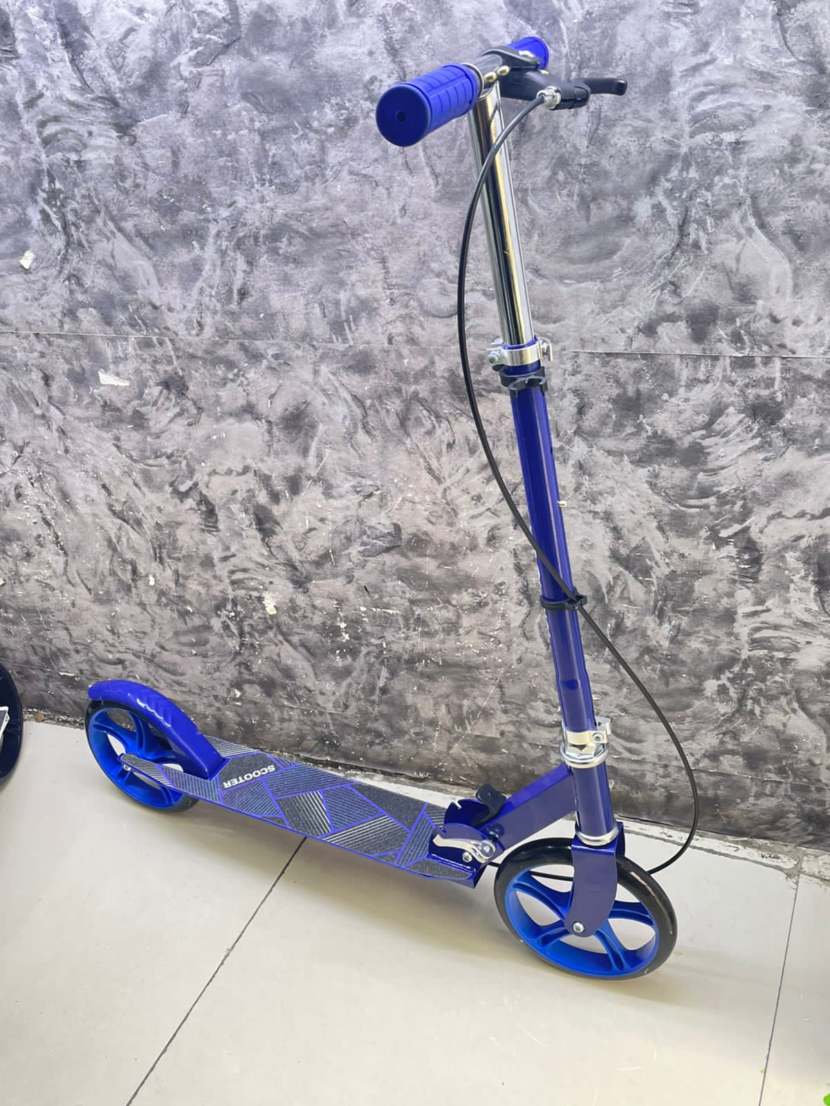 Foldable Metallic Scooter