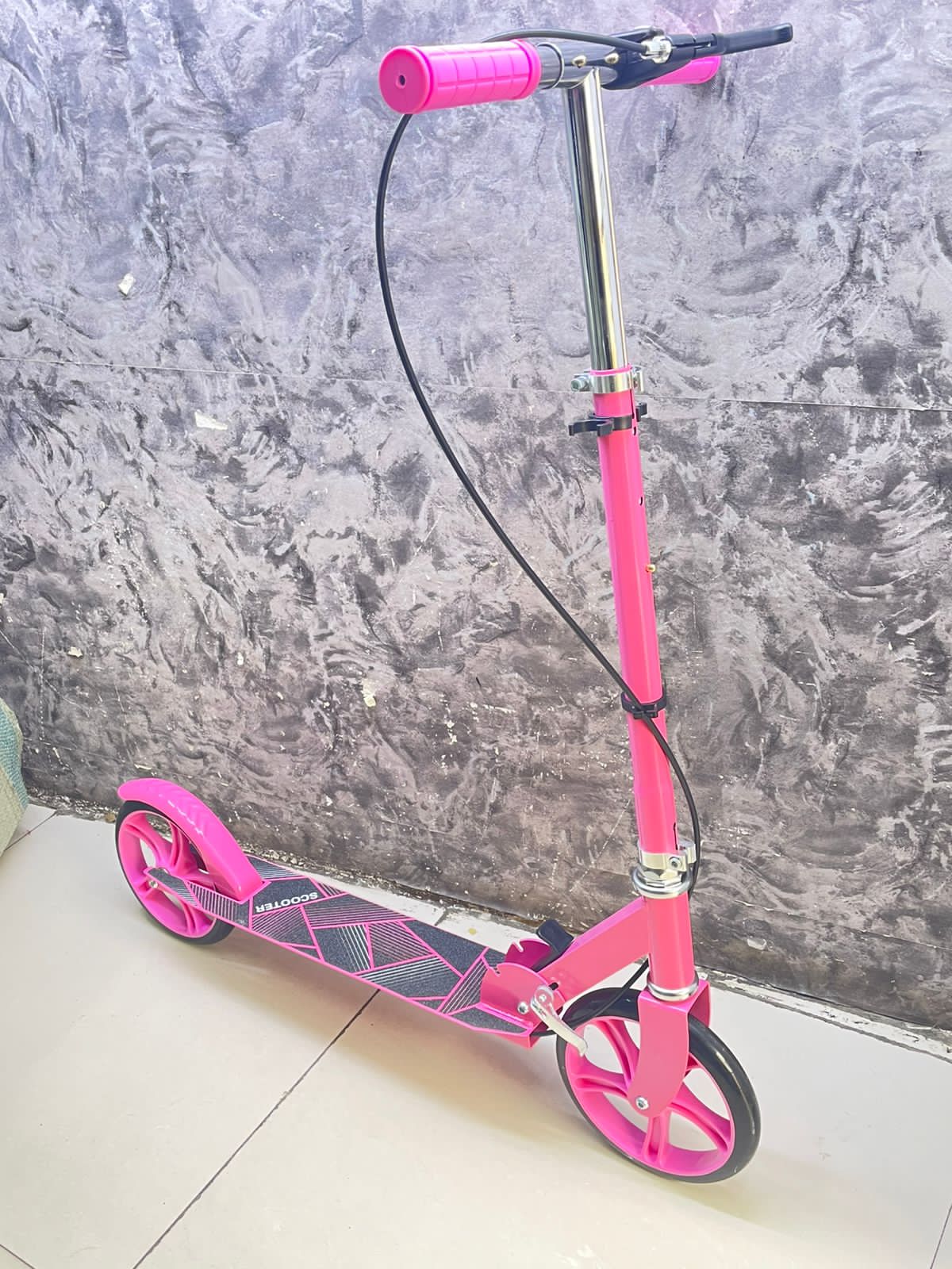 Foldable Metallic Scooter