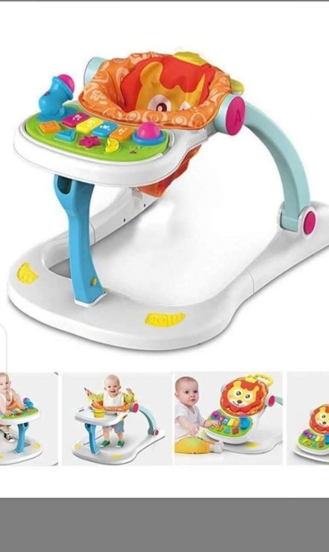 4-1 portable strong Baby walker...Can Act as dining/feeding table,push waker,Normal walker and sit and play