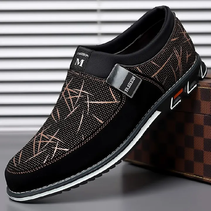 Fashion Men Loafers Shoes New Autumn Casual Sneakers Male Slip On Walking Footwear Driving Shoes Men Plus Size 39 - 48