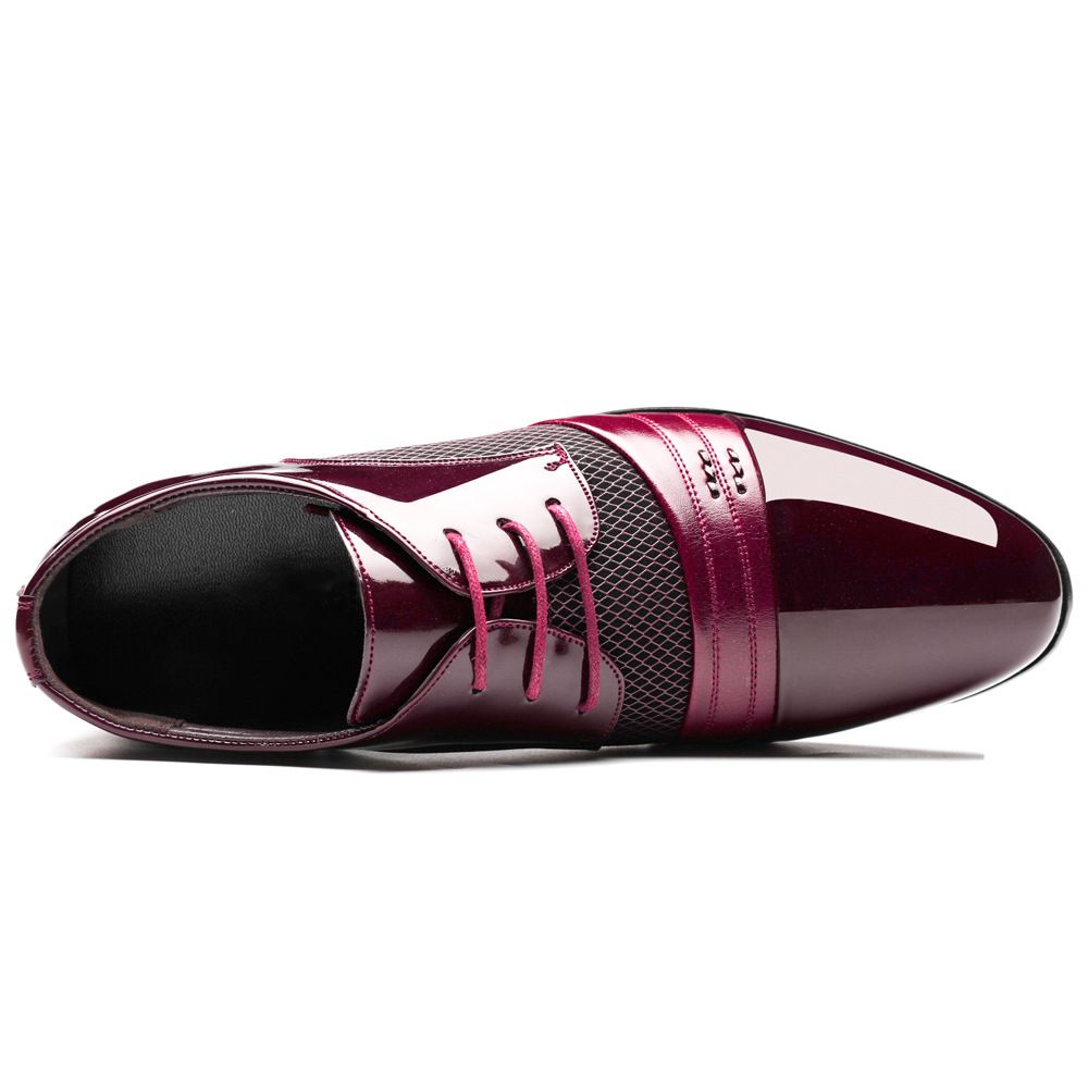 Autumn New Pointed Men's Casual Single Shoes Korean Edition Lace up Business Dress Large Cross border Men's ShoesTrend