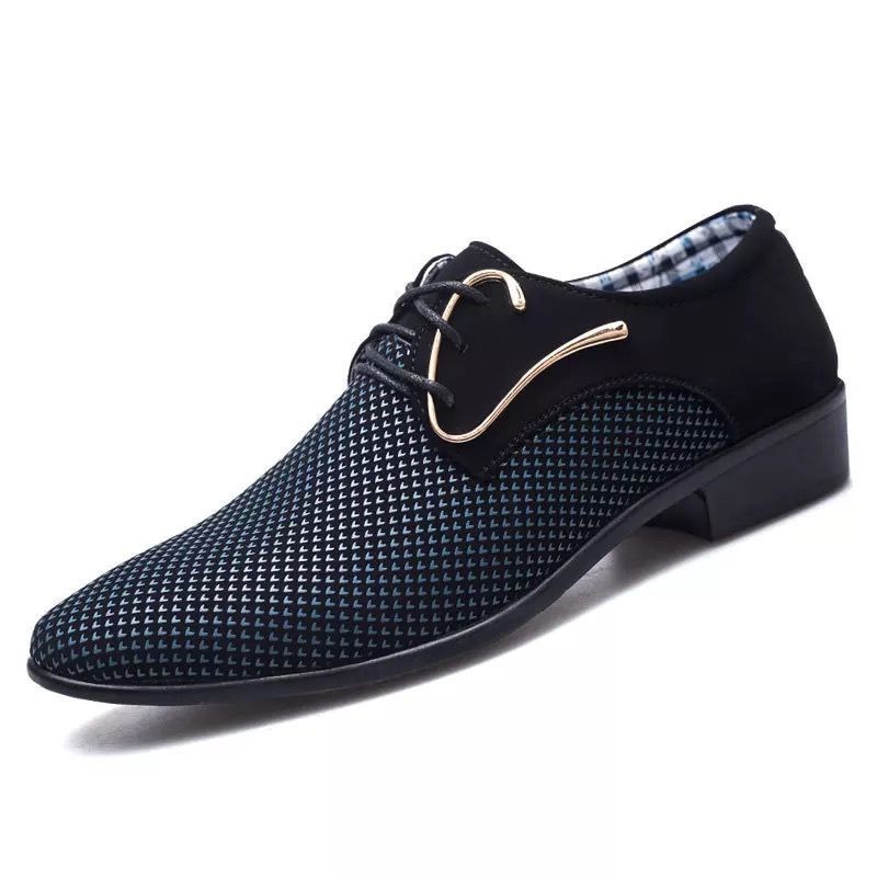 New men's leather shoes large size pointed men's business dress casual Oxford  men shoes
