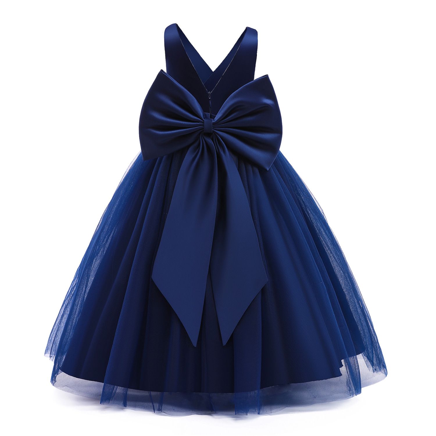 Hot Sales Girl Flower Birthday Dress Wedding Gown Kids Party Wear Princess summer Dress Baby Girl Dresses