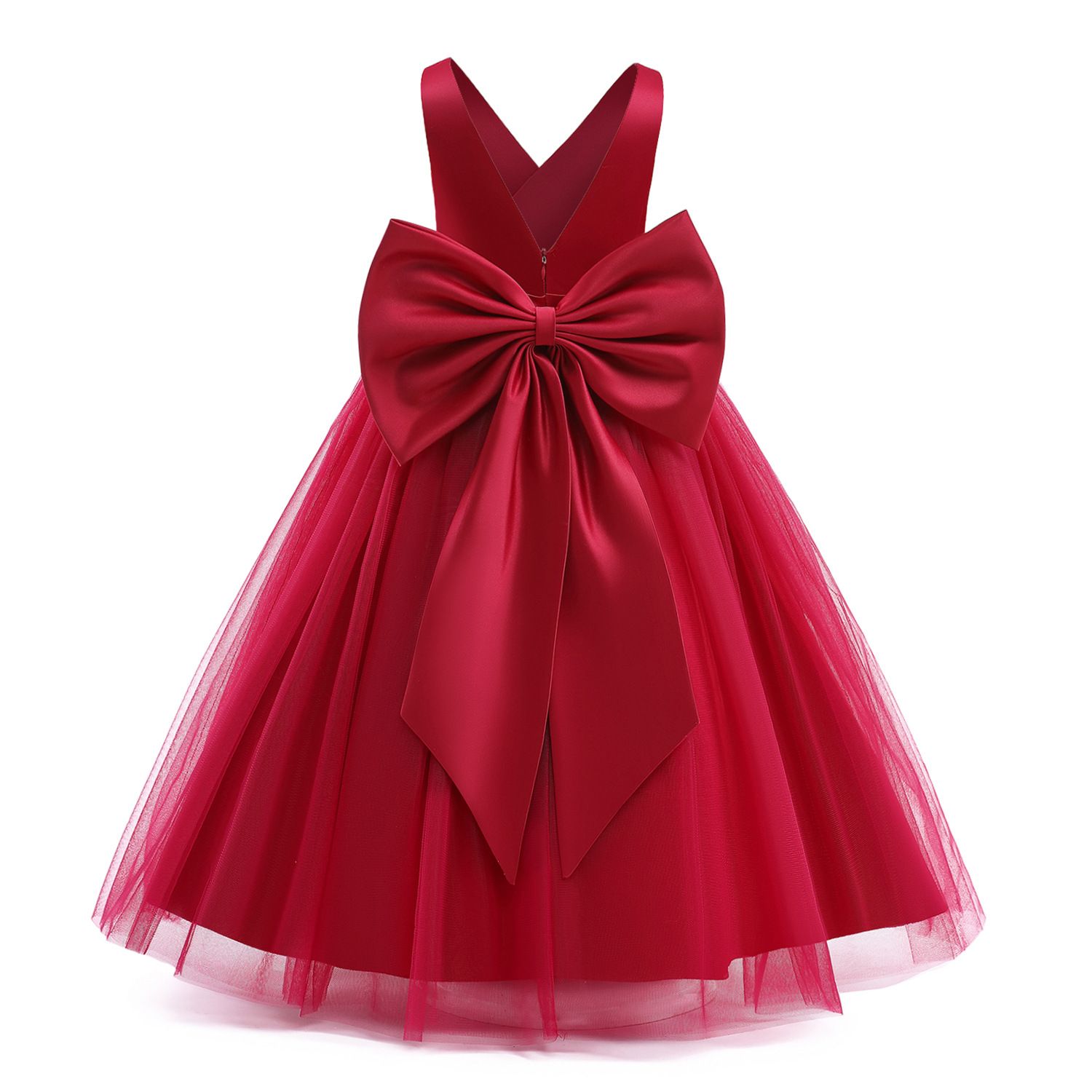 Hot Sales Girl Flower Birthday Dress Wedding Gown Kids Party Wear Princess summer Dress Baby Girl Dresses