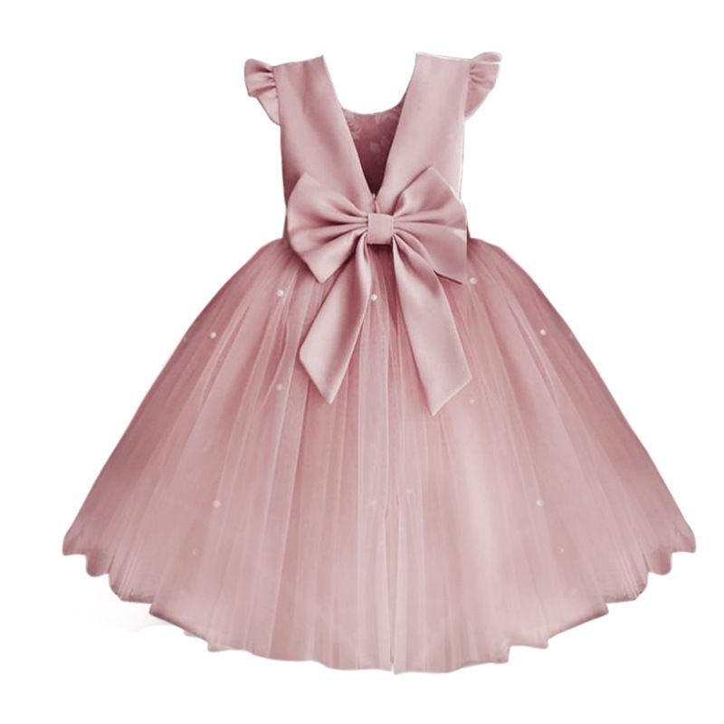 Baby Girl First Birthday Party Dress 12 Month Newborn Girls One Shoulder Bow Tulle Tutu Dresses Infant Pageant Princess Costume