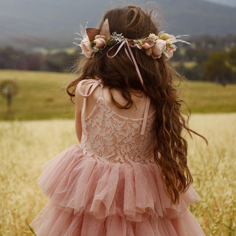 Girls birthday Children Princess Evening flower wedding piano performance Dress Clothing Cake Ball Gown Party Dresses