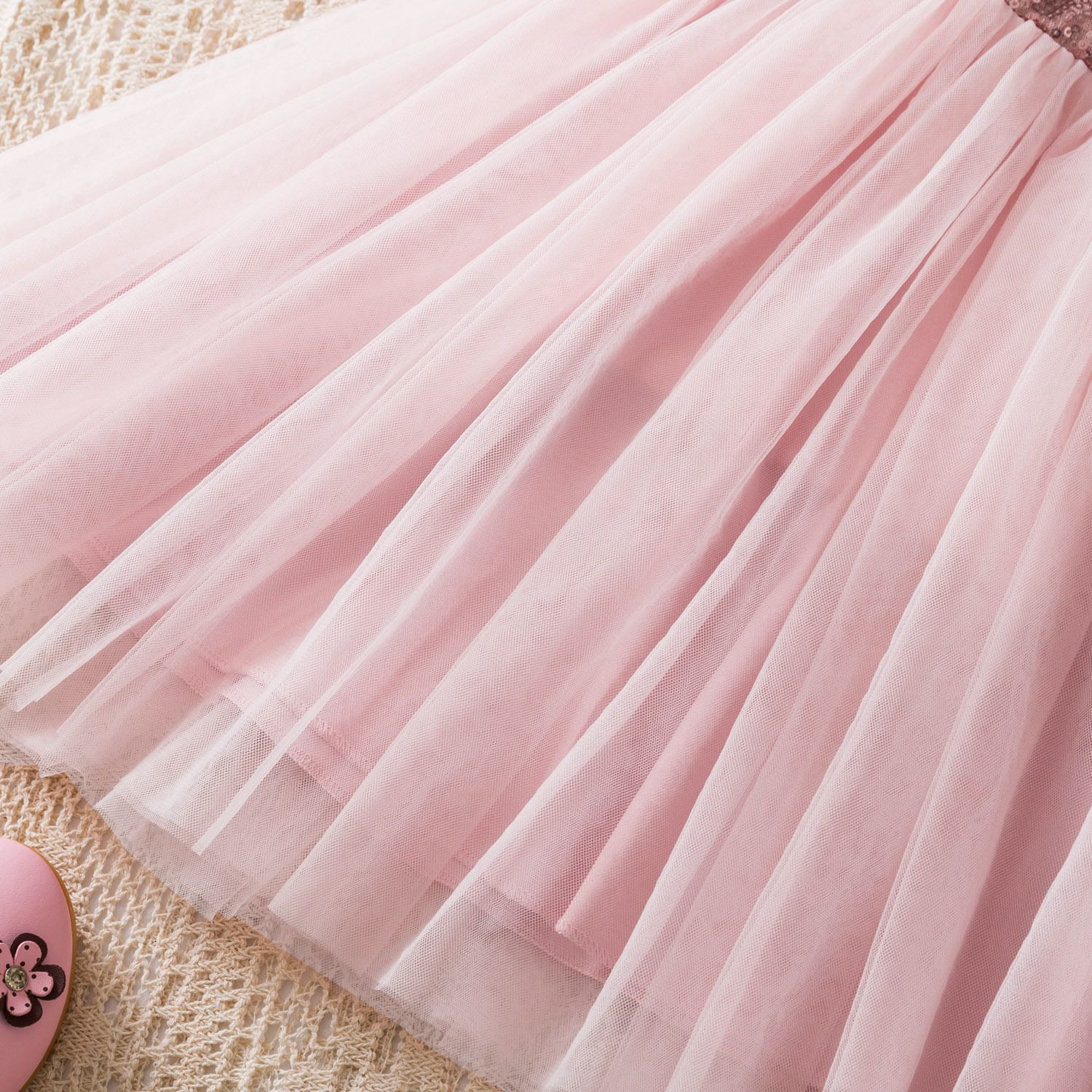 Children Clothes Princess Kids Baby Fancy Wedding Dress Sleeveless Sequin Mesh Party Dress Baby Girl Summer Dresses