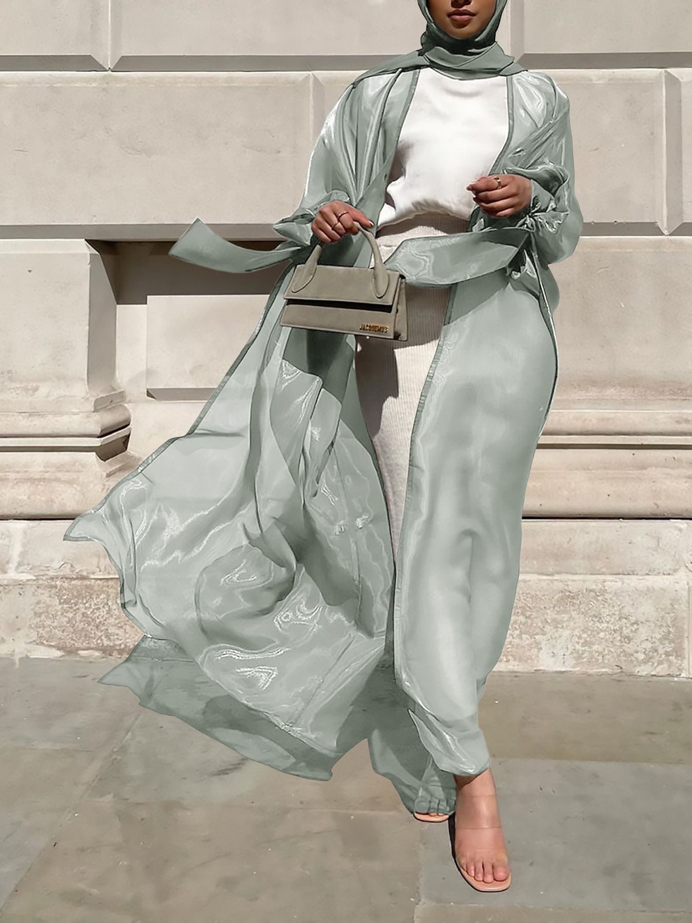 Ramadan Eid Mubarak Kaftans For Women Robe Kimono Femme Musulmane Satin Maxi Abaya Dubai Turkey Islam Arabic Muslim Dress Caftan