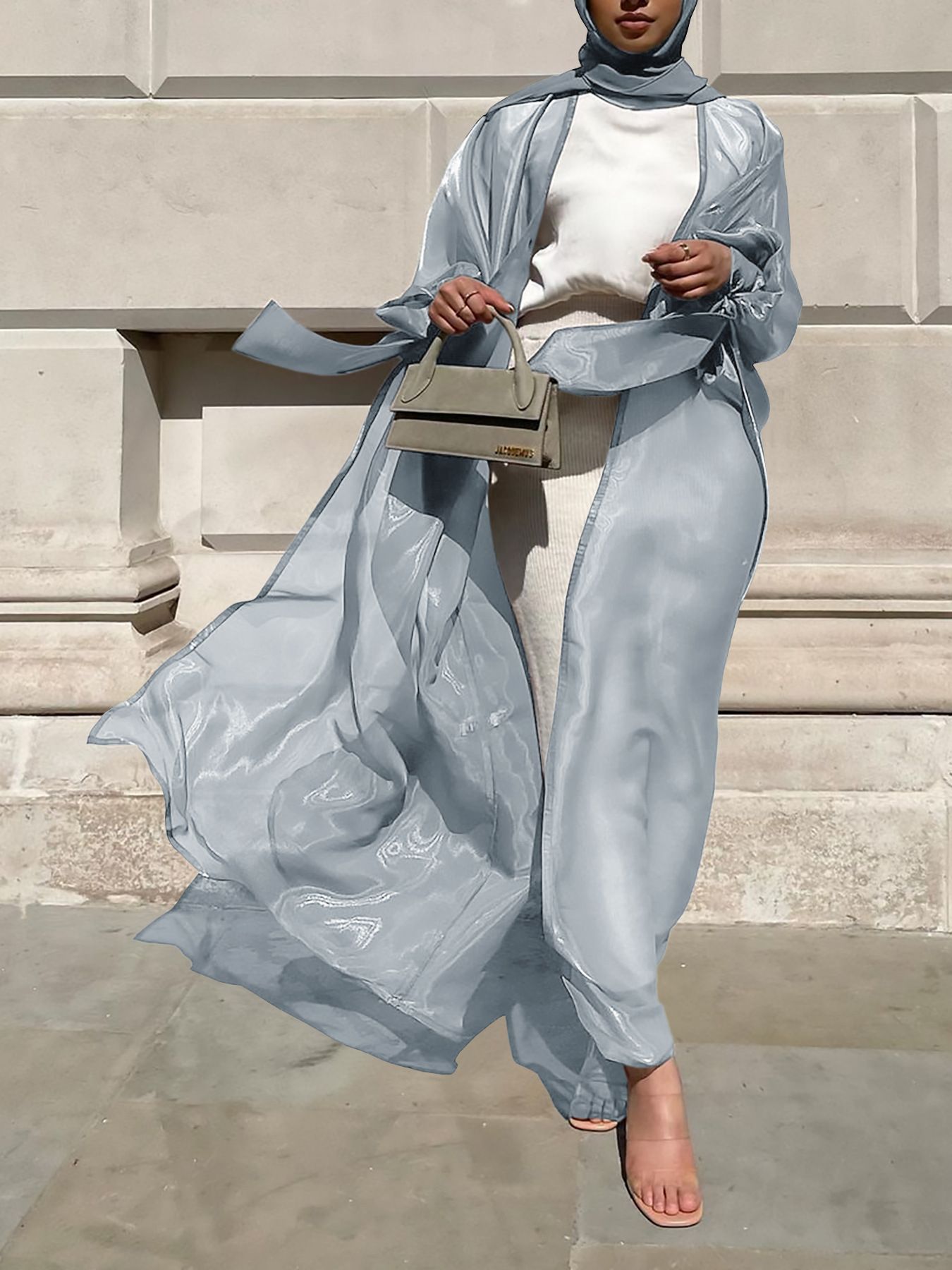 Ramadan Eid Mubarak Kaftans For Women Robe Kimono Femme Musulmane Satin Maxi Abaya Dubai Turkey Islam Arabic Muslim Dress Caftan