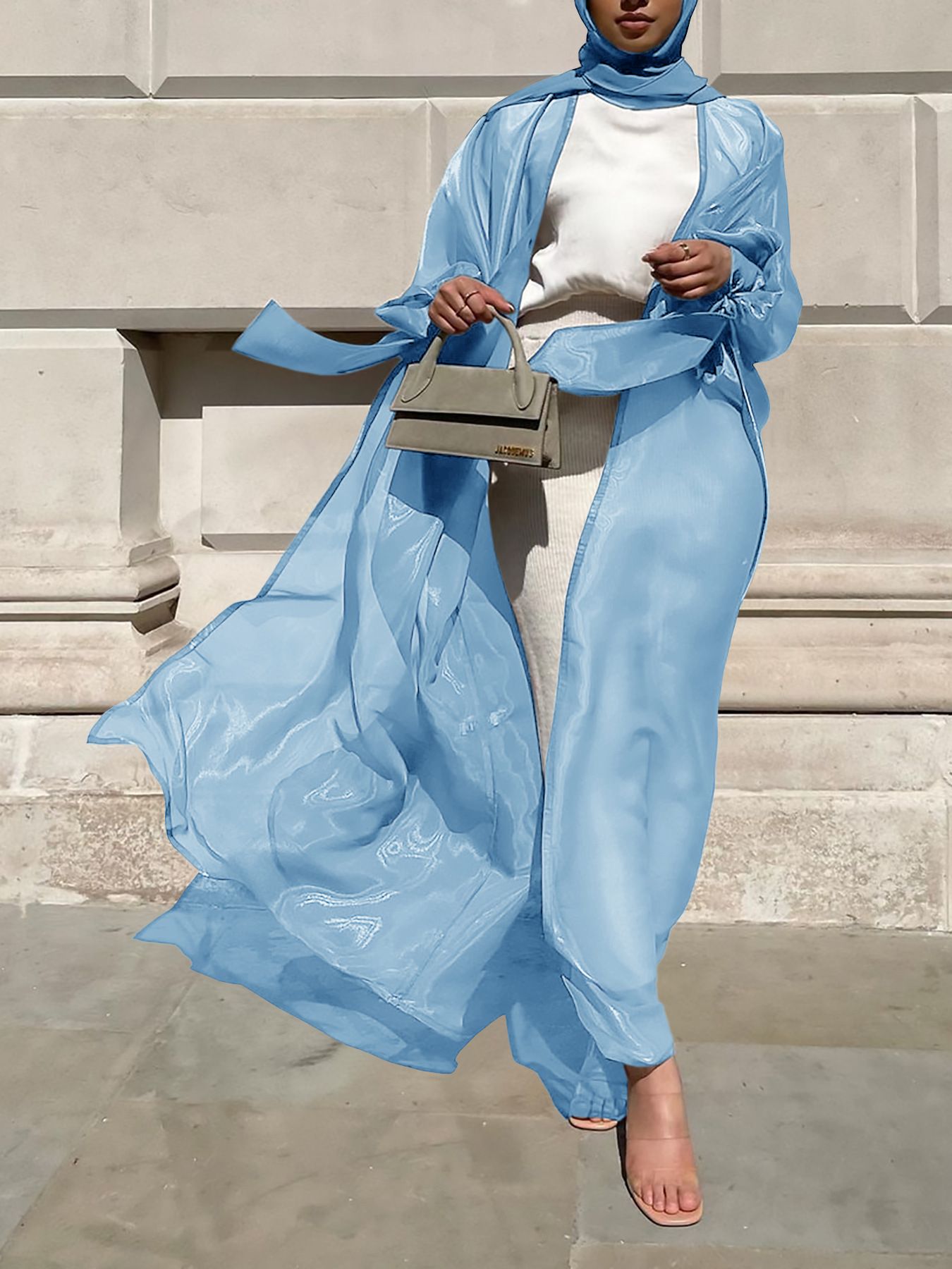 Ramadan Eid Mubarak Kaftans For Women Robe Kimono Femme Musulmane Satin Maxi Abaya Dubai Turkey Islam Arabic Muslim Dress Caftan