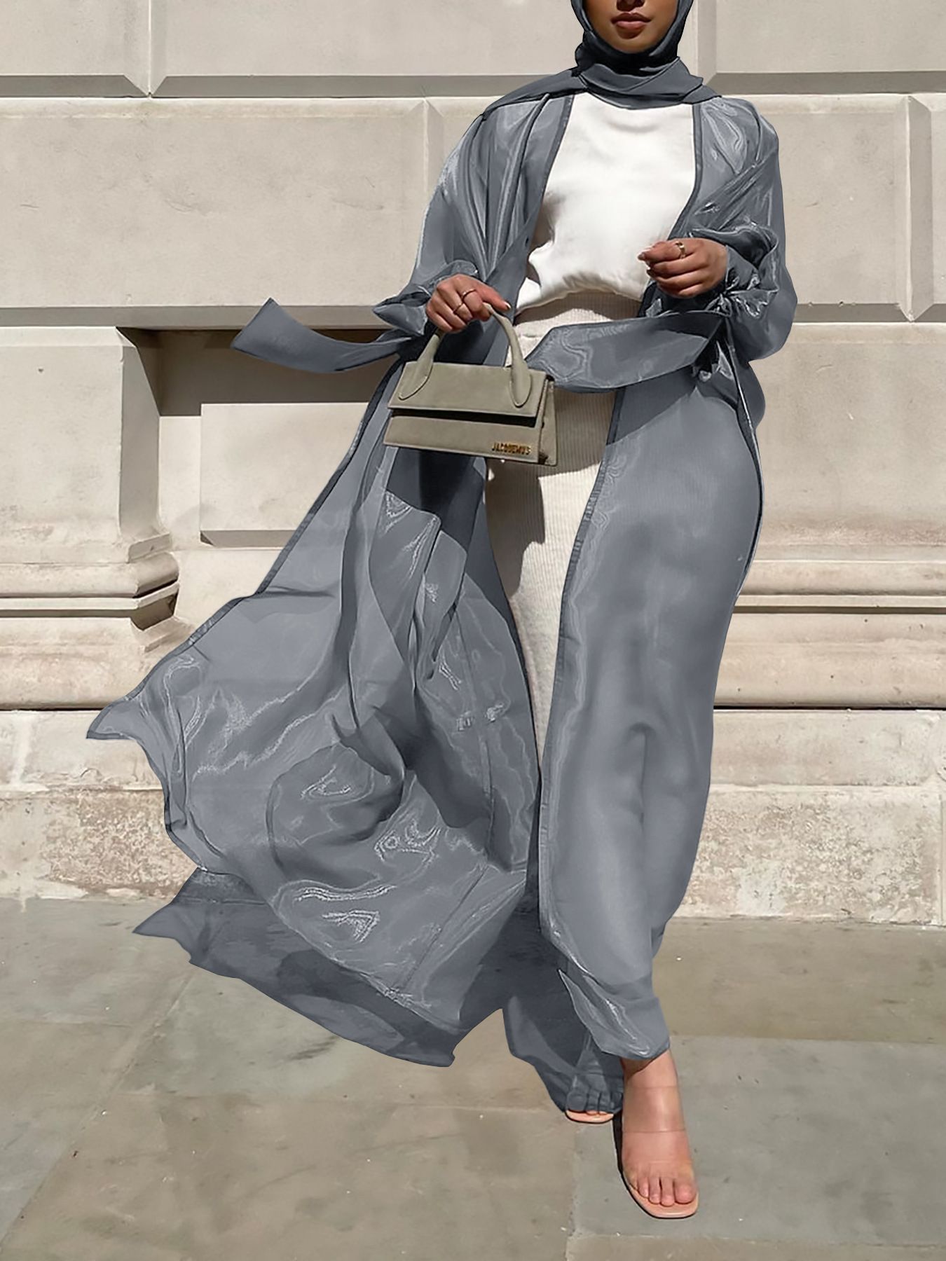 Ramadan Eid Mubarak Kaftans For Women Robe Kimono Femme Musulmane Satin Maxi Abaya Dubai Turkey Islam Arabic Muslim Dress Caftan