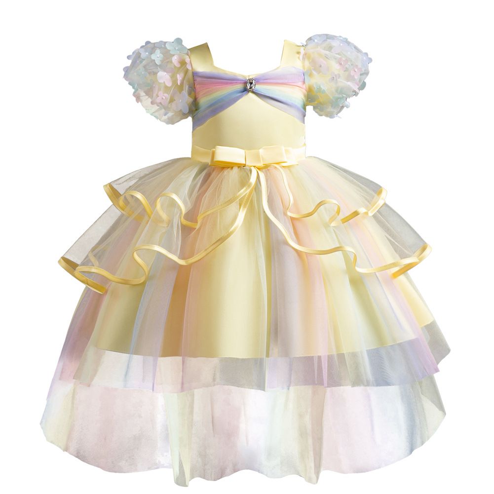 princess frocks teenagers toddlers ball gowns baby wedding dress lace children party dress for girls clothing