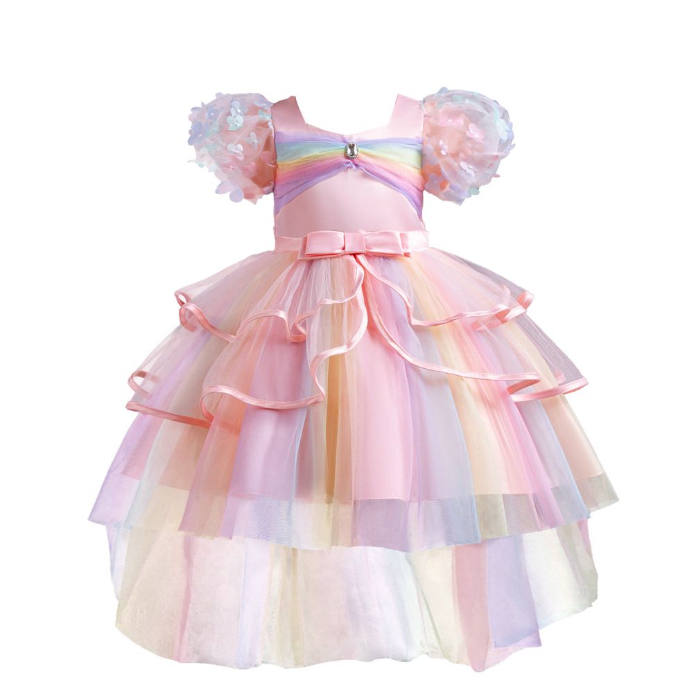 princess frocks teenagers toddlers ball gowns baby wedding dress lace children party dress for girls clothing