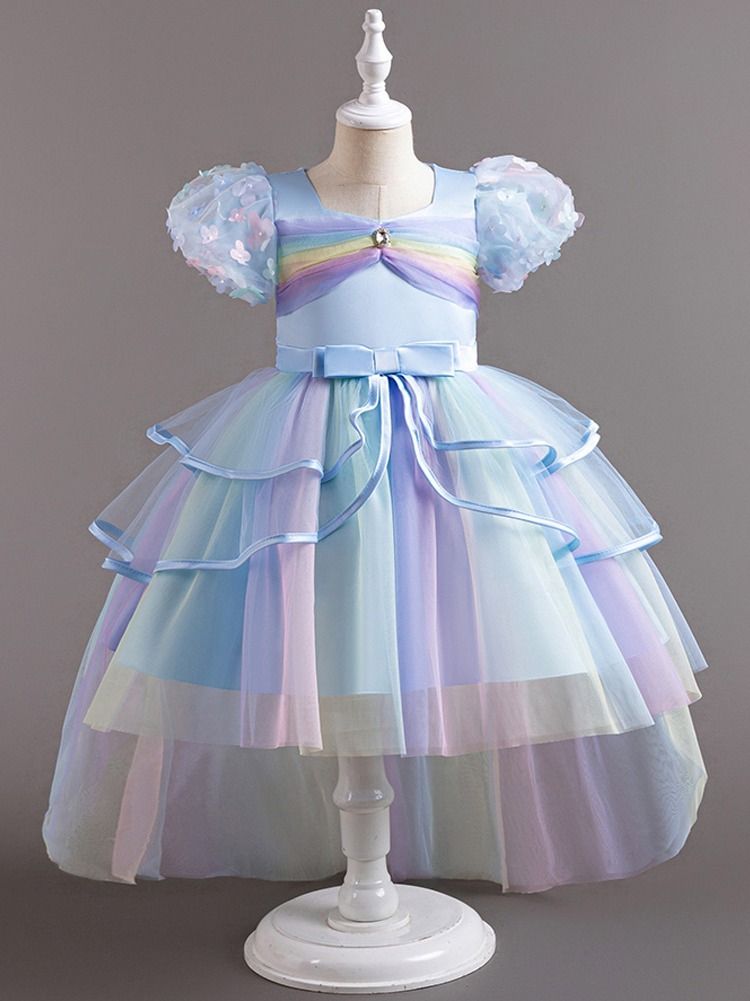 princess frocks teenagers toddlers ball gowns baby wedding dress lace children party dress for girls clothing