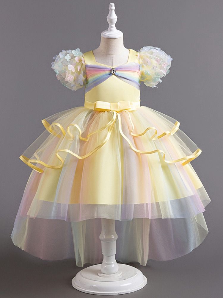 princess frocks teenagers toddlers ball gowns baby wedding dress lace children party dress for girls clothing