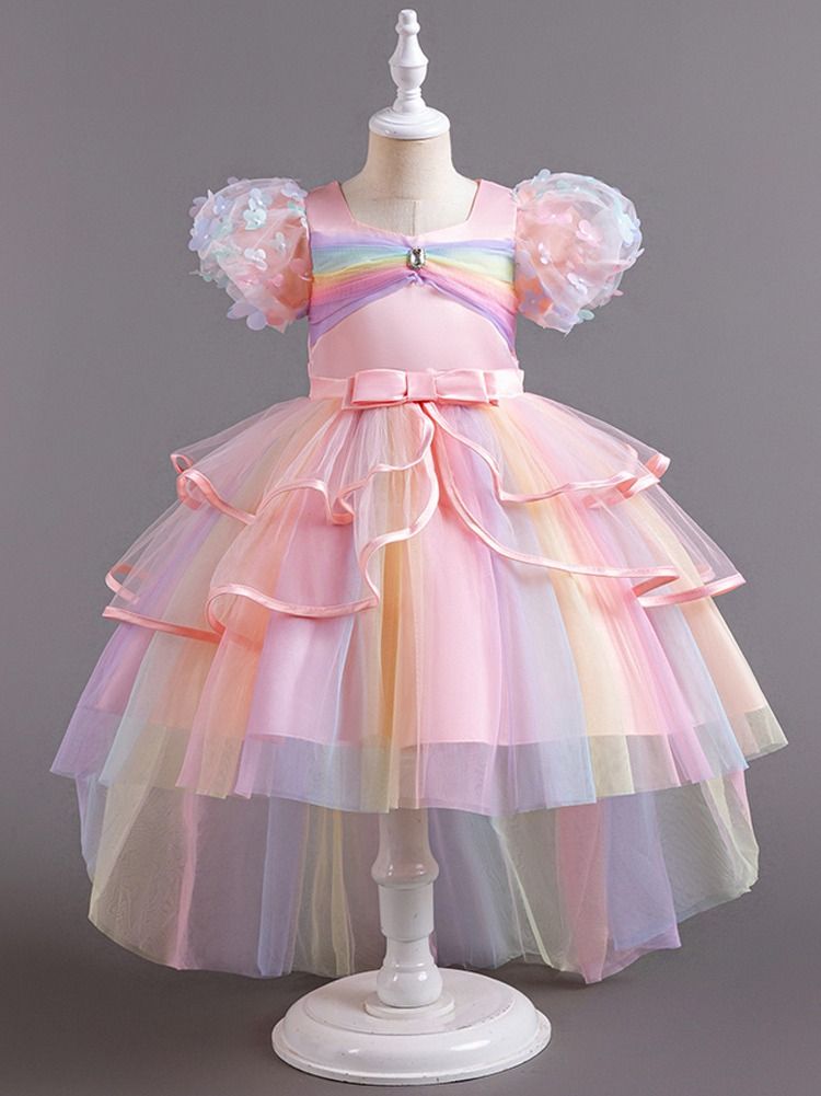 princess frocks teenagers toddlers ball gowns baby wedding dress lace children party dress for girls clothing