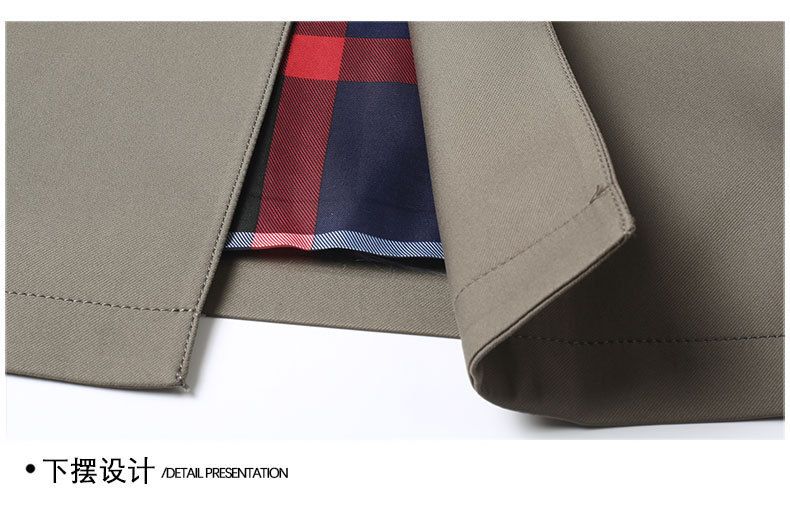Hot Selling Wholesale Autumn Casual Men's Slim Long Trench Coat Windbreaker  Coats