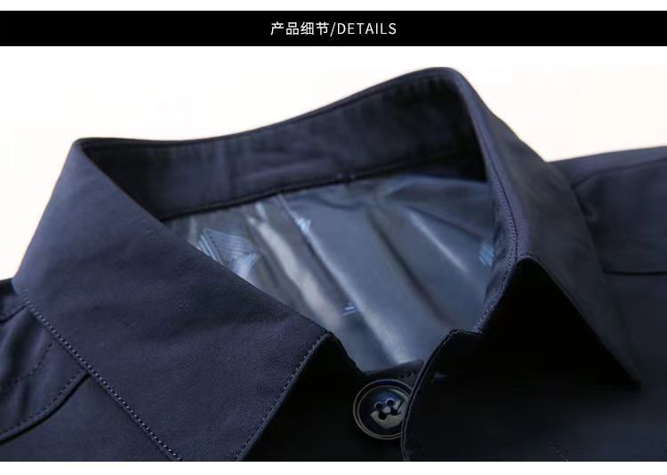 New British Style Men's Jacket Coat Cotton Solid Casual Jacket Men Slim Fit Stand Jackets Male Fashion Windbreaker Coat Man & Coats