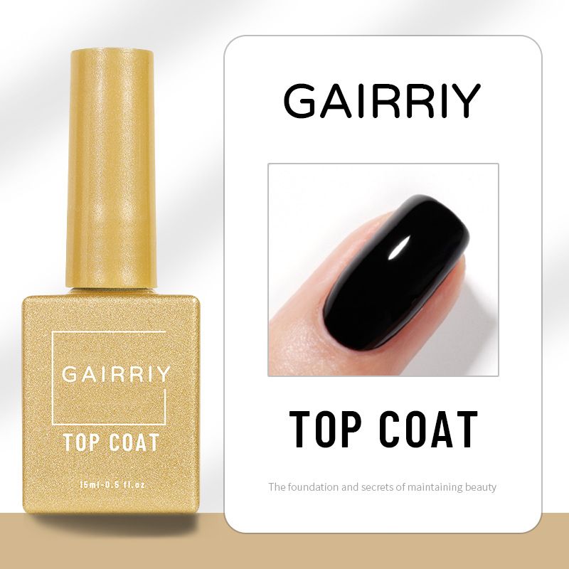 15ML Sales reasonable promotional OEM price Lasting Clear Super Shiny UV Top coat No Wipe primer Nail Gel polish matte Top Coat