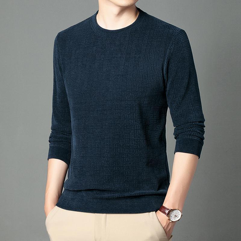 Winter men's knit fashion pullover shirt men business tops man casual knitted sweater jumper  Sweaters