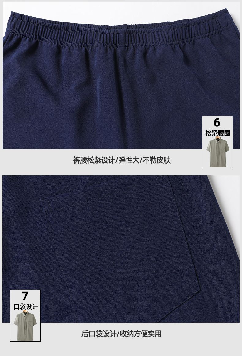 Summer 100% Cotton Sports Fashion Men's Clothing Fashionable Men's Clothing Men's Shirts and Pants  Two-Piece Outfits