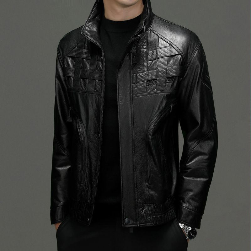 100% Original Leather Water Proof Leather Jacket Fashionable Jacket For Mens Cowhide Leather Jacket For Mens By Boomletcorp  Coats