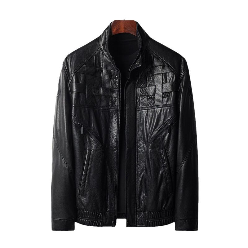 100% Original Leather Water Proof Leather Jacket Fashionable Jacket For Mens Cowhide Leather Jacket For Mens By Boomletcorp  Coats