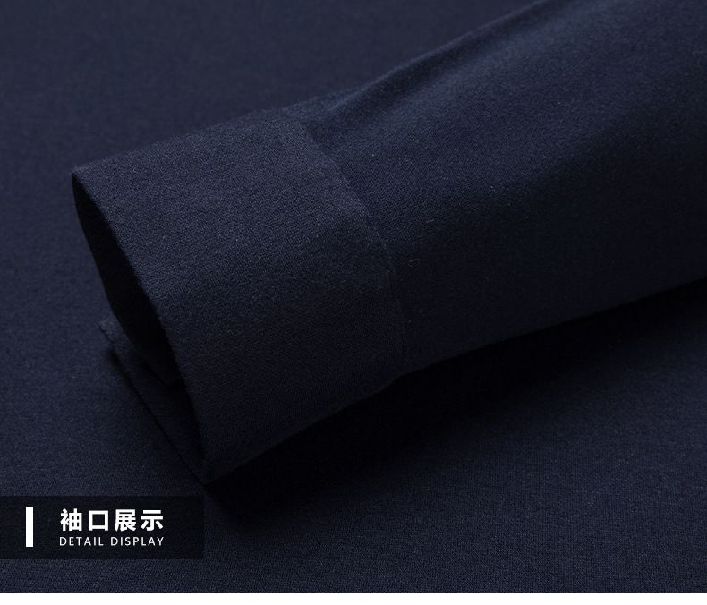 Embroidery Formal Polo Shirt for Men Moisture Wicking Quick Dry Active Athletic Men's Gym Performance Long Sleeve Golf T Shirts