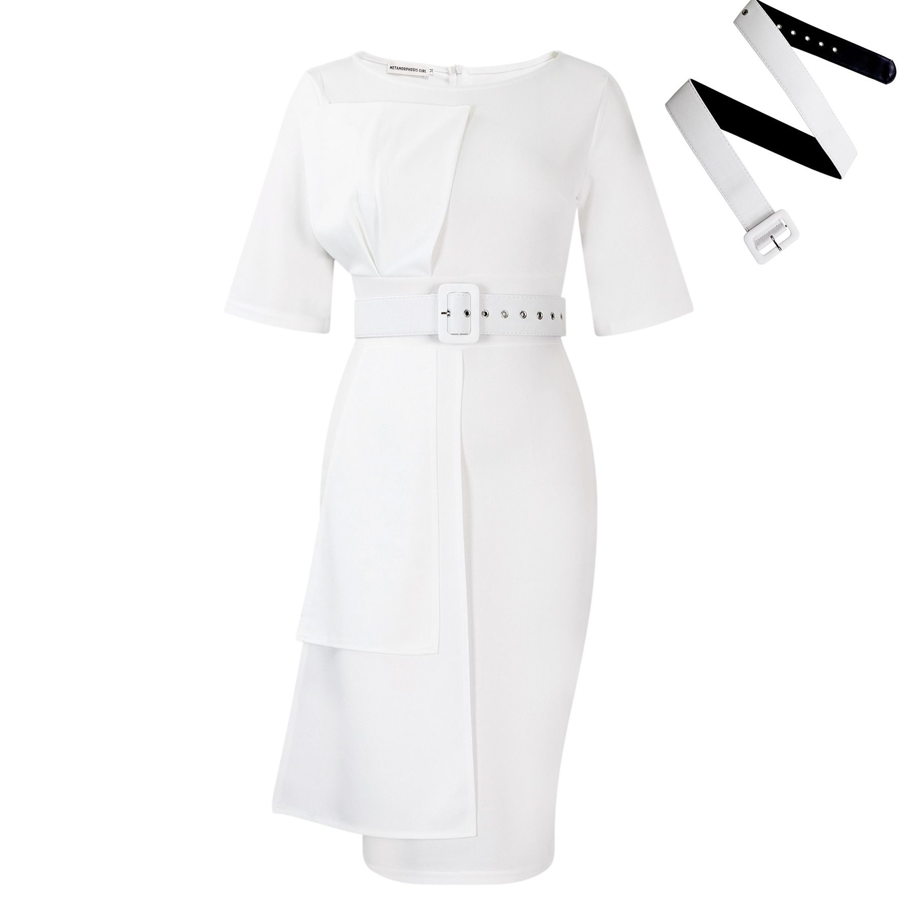 New Trends And American Women S Clothing Temperament Pure Color Short Sleeve Ol Professionalolafrican Dress