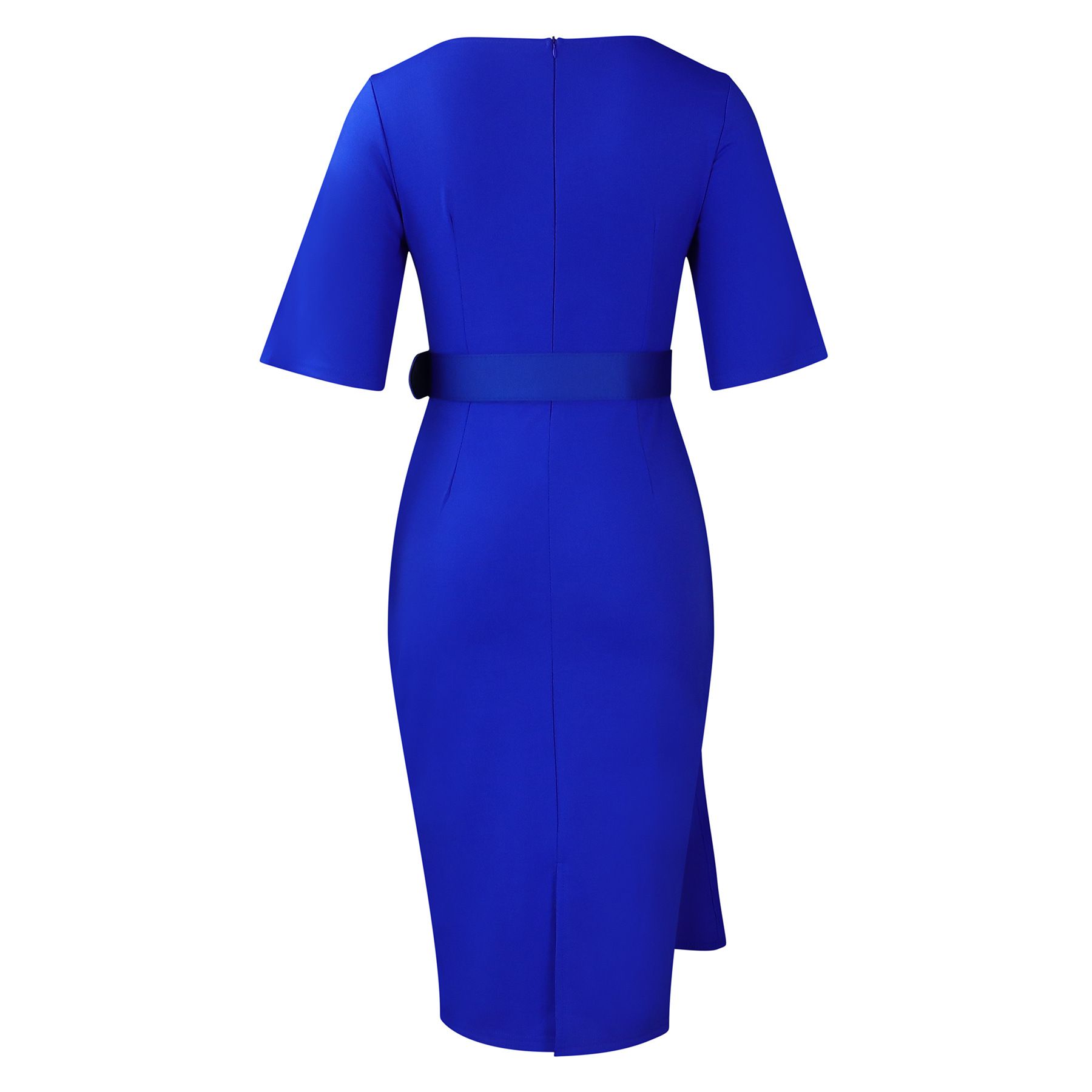New Trends And American Women S Clothing Temperament Pure Color Short Sleeve Ol Professionalolafrican Dress
