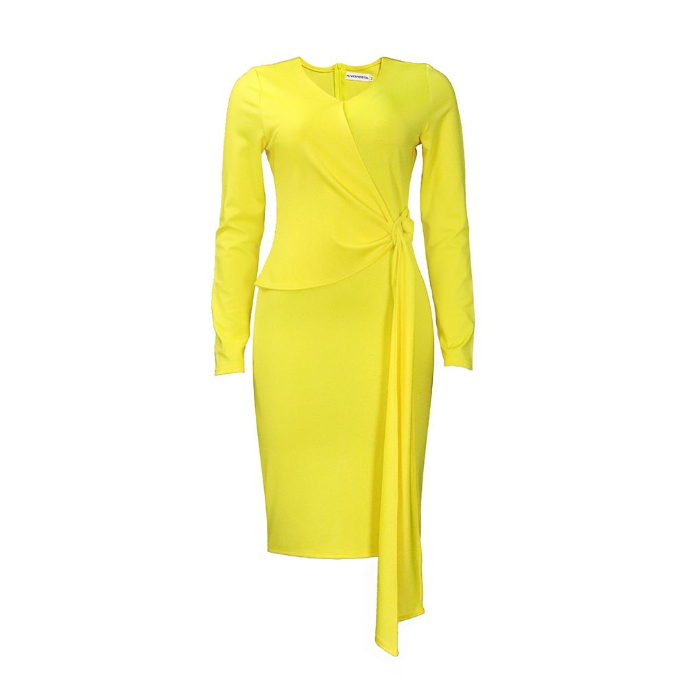 Long Strap V-neck Women Midi Dress High Waist Slim Fit Vestidos New Office Lady Spring Pencil Dresses
