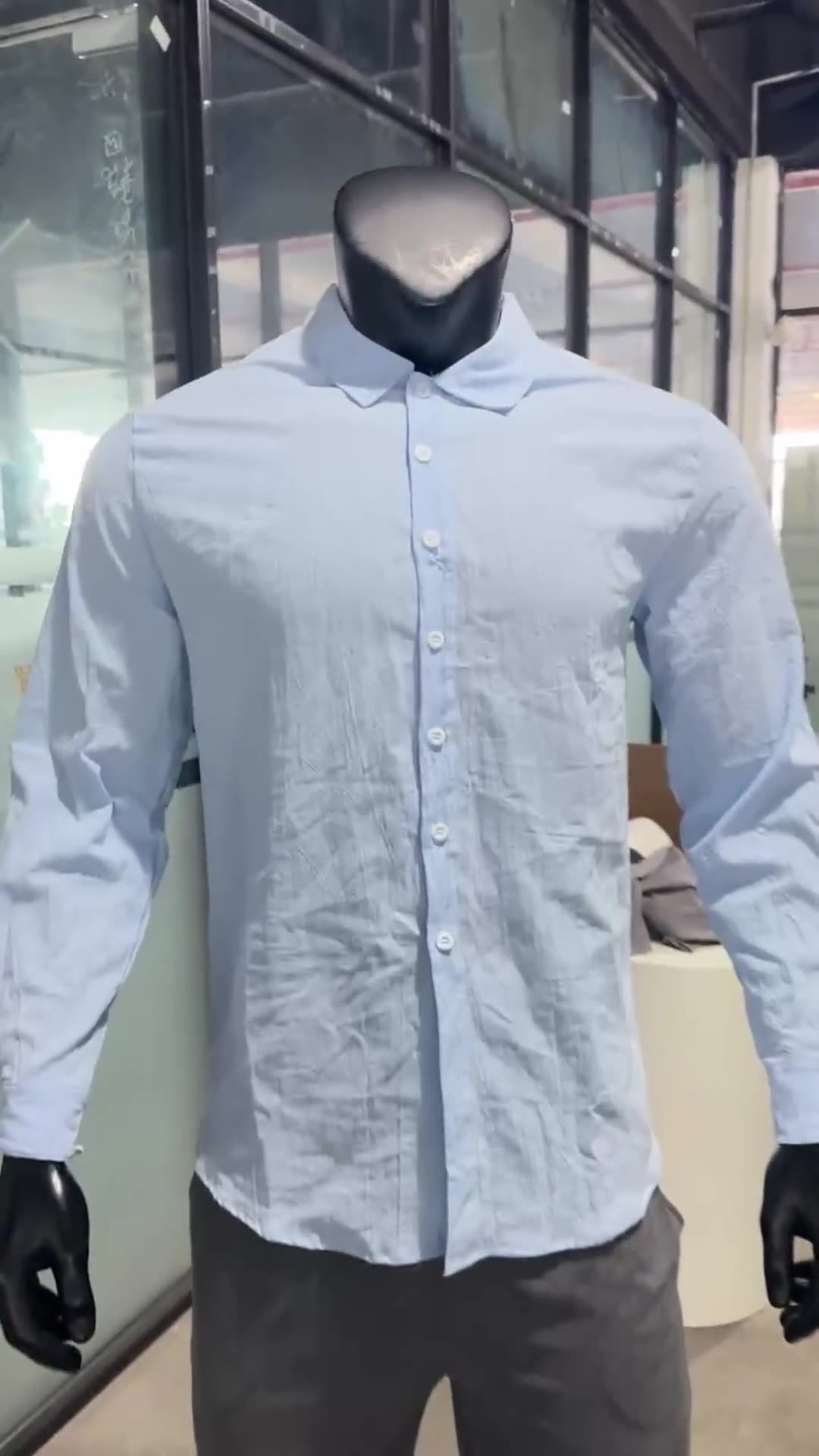 Hot Selling Men's Shirts Casual Blouse Cotton Linen Shirt For Men Long Sleeves Tops Tee Spring Autumn Summer Shirt
